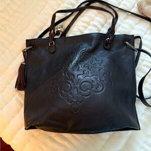 Brighton handbag 
Black with dark brown accents